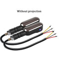 Motorcycle LED Turn Signal Lights – RGB Ground Projection 27 Modes Motorcycle Turn Signals Zpaxo Ellipse No Projectio