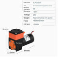 Kamoer Miniature Diaphragm Pump 12V 24V ELP02-D12 ELP02-D24 Zpaxo ELP02-D12 12V
