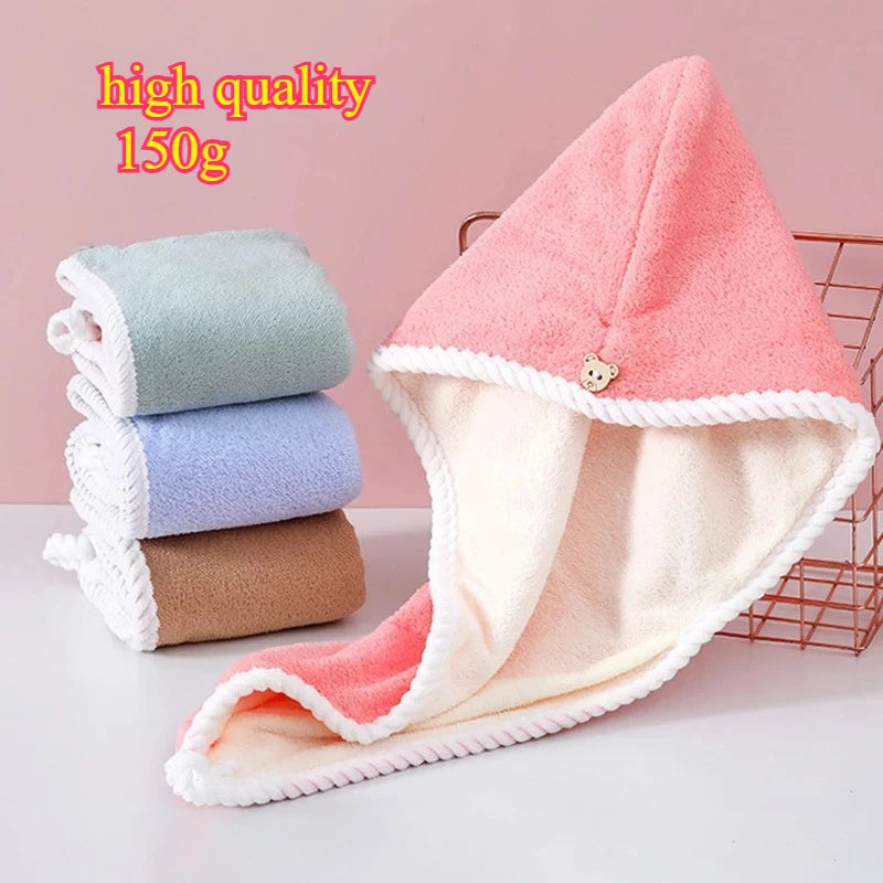 Hair Quickly Dry Towel Women Swimming Care Wrap Adult Bathroom Zpaxo