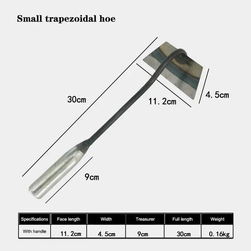 Carbon Steel Garden Hoe Heavy Duty Sharp Blade Anti-slip Durable Zpaxo A2