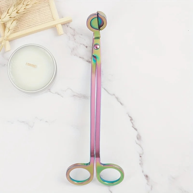 Stainless Steel Candlewick Trimmer - Safely Trim and Pinch Your Candlewick, Safely Remove Cutting Core Candle Tool Zpaxo