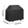 BBQ Grill Cover Outdoor Barbecue Cover Waterproof Anti-UV Protector For Outdoor Cooking Equipment Camping Picnic Backyard Zpaxo 57in CN