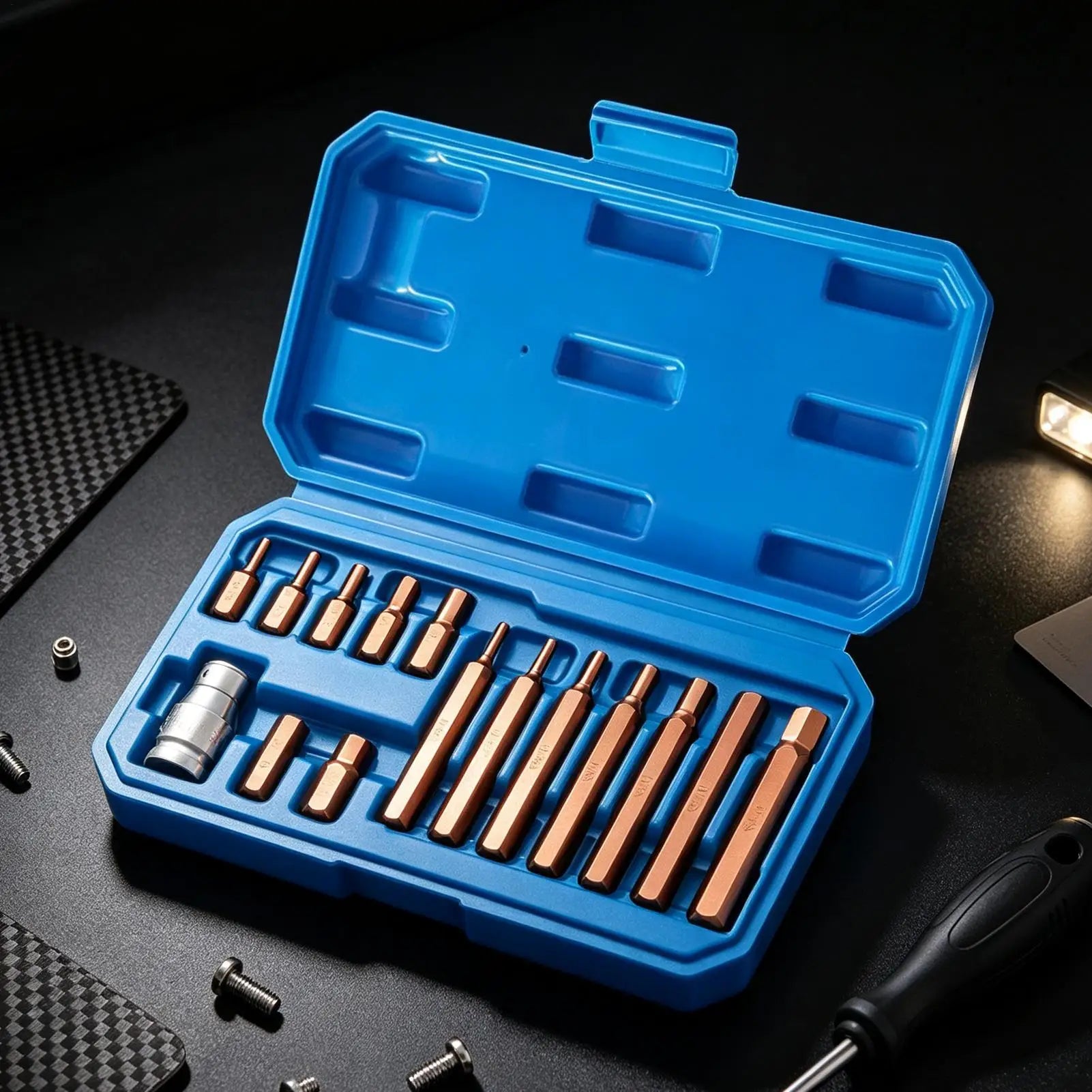 Driver Bit Magnetic Hex Head Heavy Duty Metal Anti-slip Hand Tools