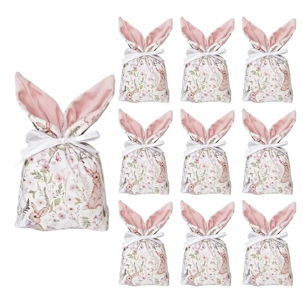 Easter Candy Bags Drawstring Bunny Ear Design Goody Favor Supports Zpaxo A Others