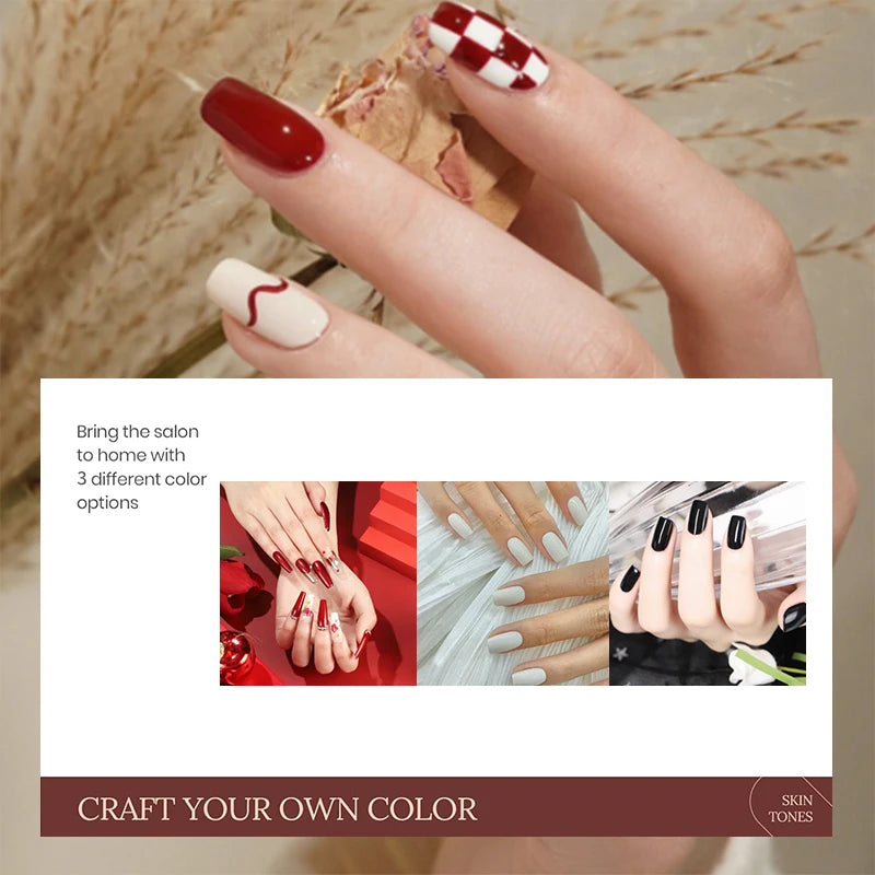 Gel Nail Polish DIY Semi Permanent Soak Off UV LED Varnish Art Design Zpaxo