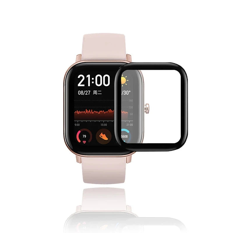 Full Screen Protector for Amazfit Watch GTS 2E 2 3 4 mini GTR 4 3 Pro protective film for amazfit Bip S Lite U Pro bip 3 Pop pro Zpaxo