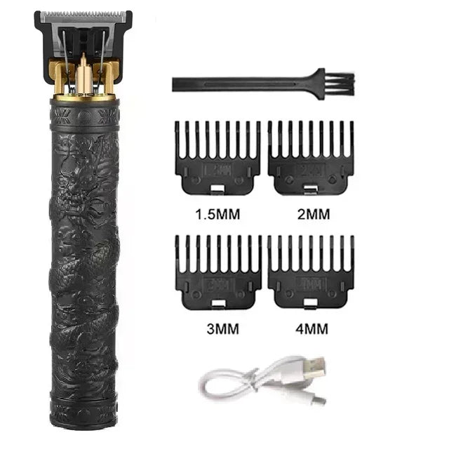 2026 Electric Hair Cutting Machine Vintage T9 Clipper Rechargeable Zpaxo BlackDragonB