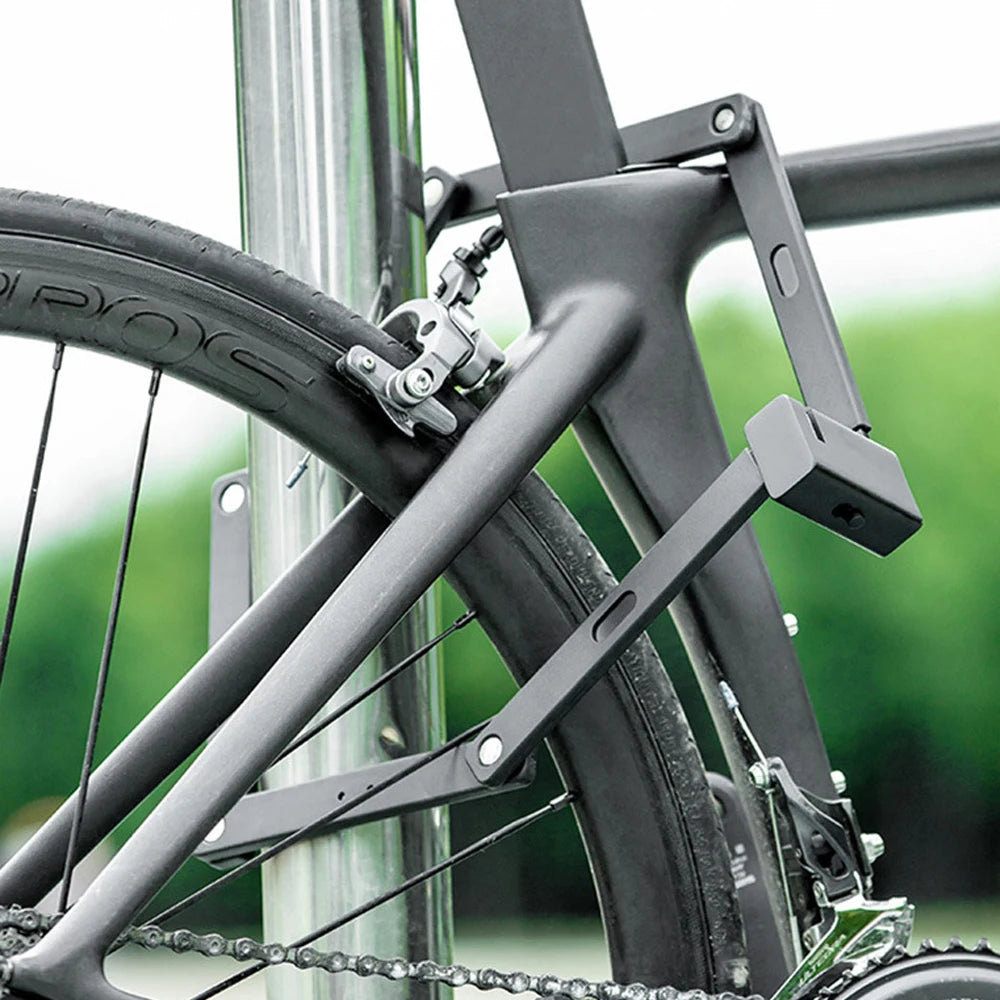 Foldable Bicycle Lock Stainless Steel Folding Bicycle Lock Waterproof Anti-Shear Anti-Theft Lock for Road Mountain Bike Motorcyc Zpaxo