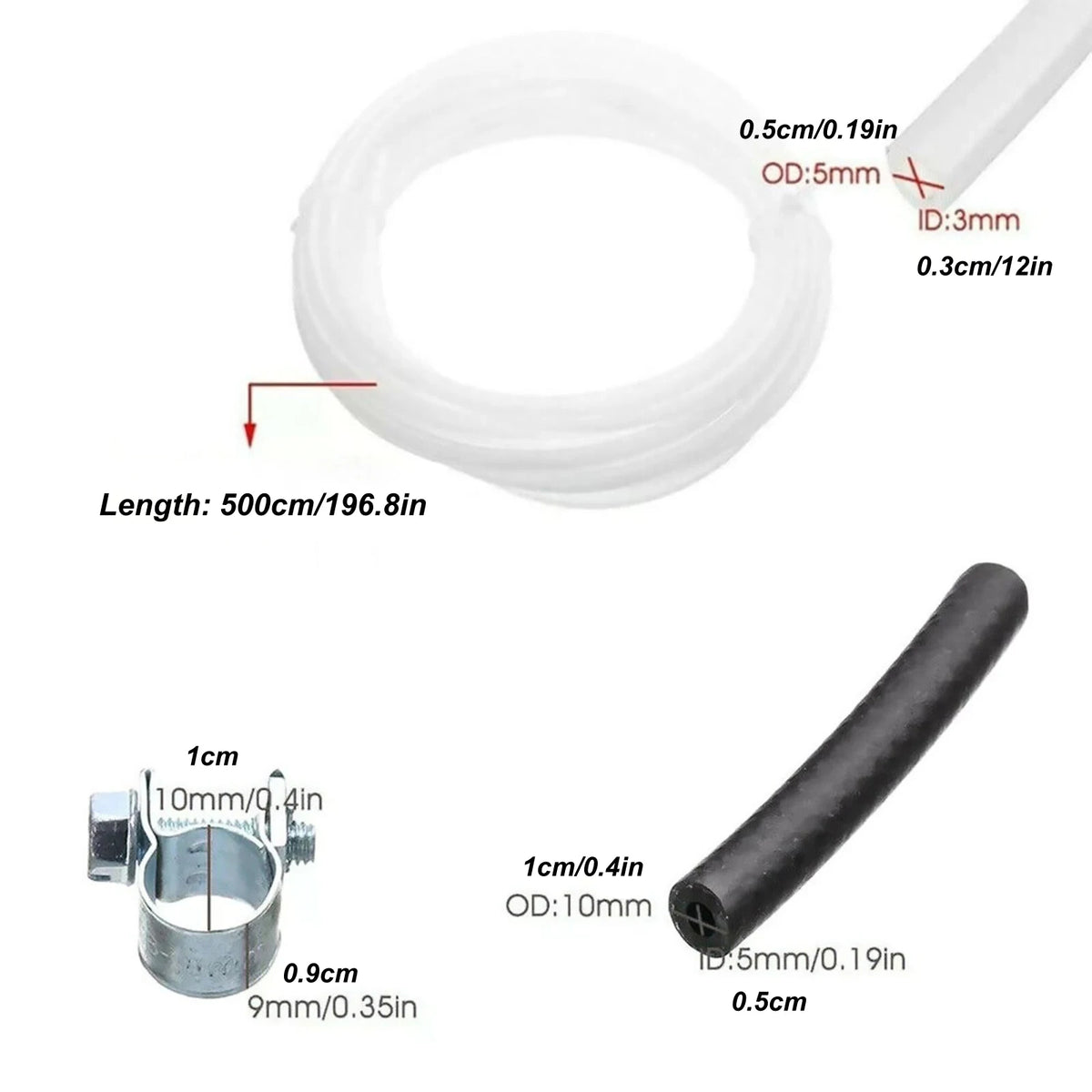 Vehicle Inline Fuel Filter Hose Clip Pipe Line Eberspacher Webasto Zpaxo