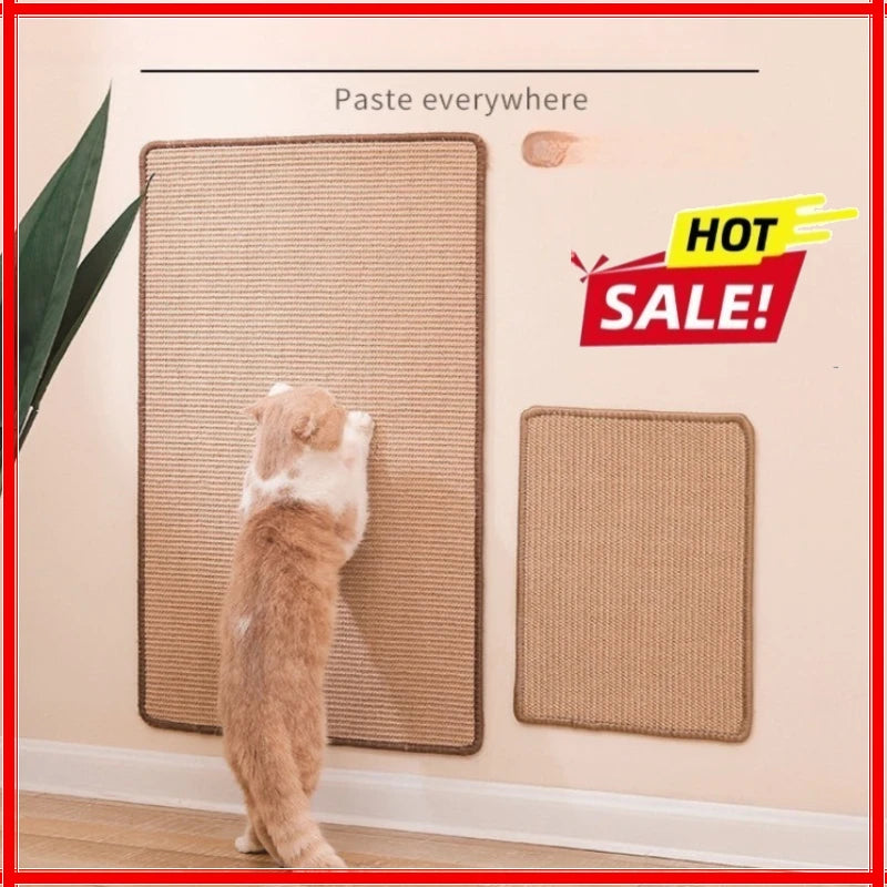 Sturdy Sisal Cat Scratching Board- No Mess, Sofa-Safe Design, Suitable for Exercise and Rest- Perfect Gift for Cats Zpaxo