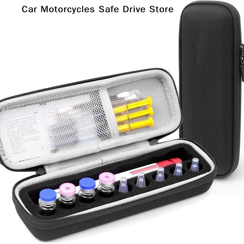 Hot3ML Insulin Vial Storage Case 9 Slots Empty Waterproof Protector