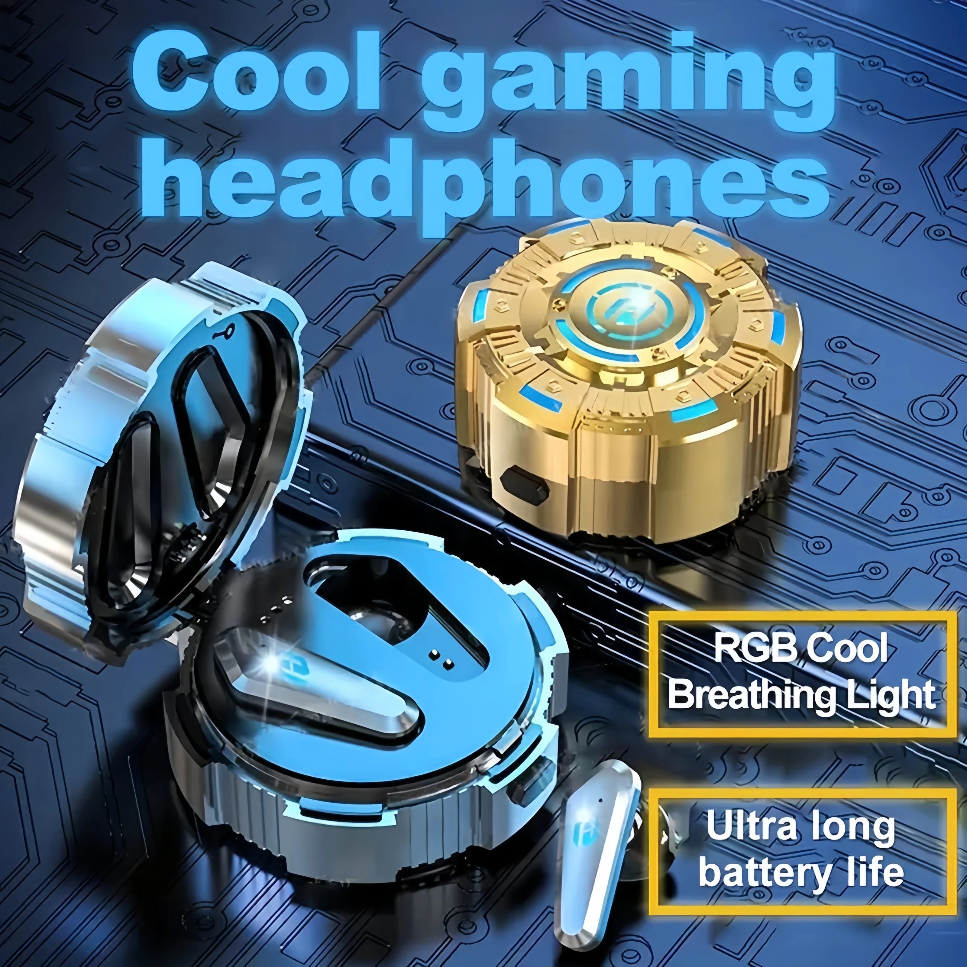 Wireless Earbuds Ultra-low Latency Gaming Bluetooth Premium Sound 5