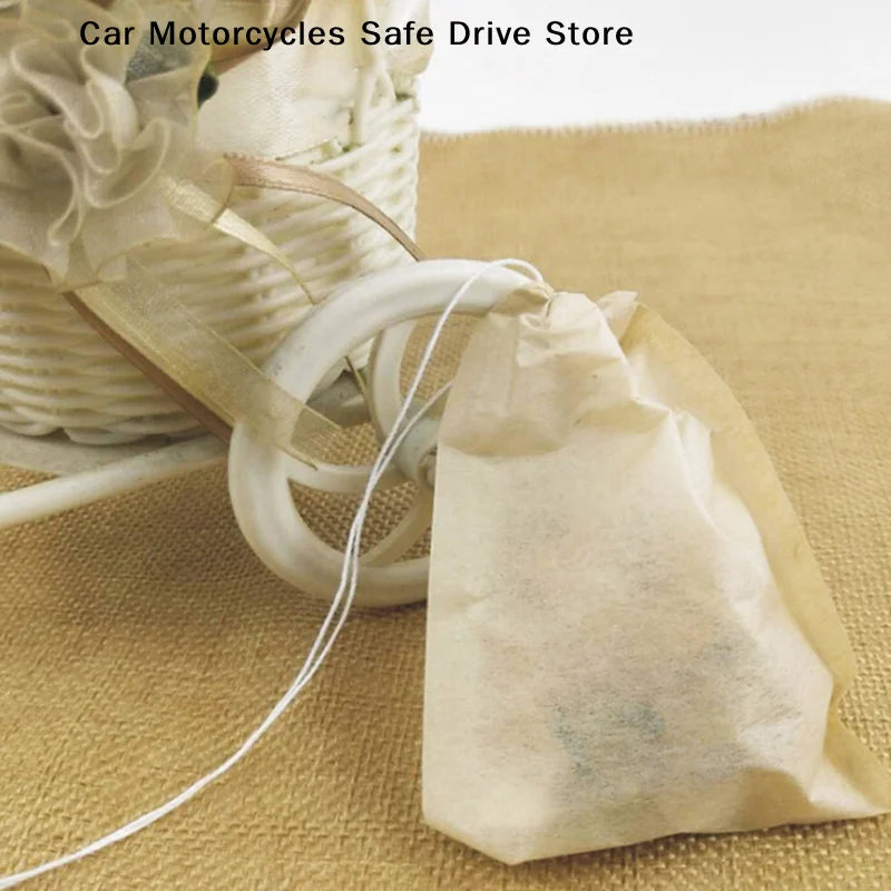 Lot Disposable Tea Filter Bags Loose Coffee Wood Pulp Unableached