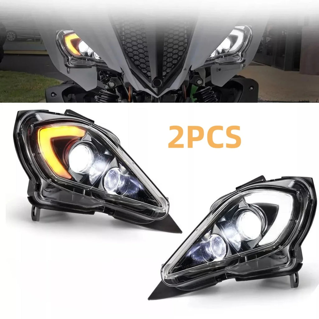 1 Pair LED Headlights 5TG-84310-03-00 Yamaha Raptor 250 350 700 YFZ