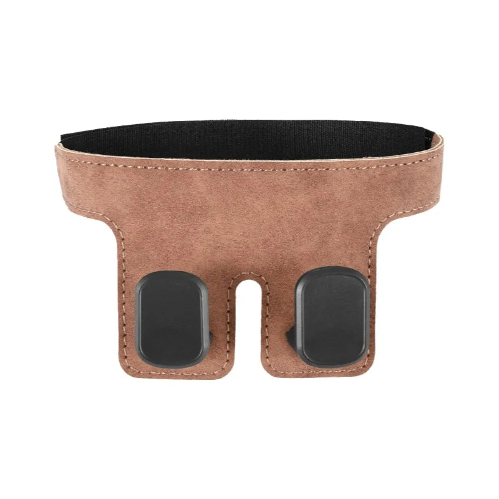 Load-bearing Car Headrest Hook Wear-resistant Double Backseat Hanger Zpaxo Brown ABS Hook
