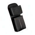 Multi-Functional Car Seat Side Storage Bag Tissue Box Wear-Resistant Car Seat Hanging Organizer Leather Portable Auto Seat Box Zpaxo Black
