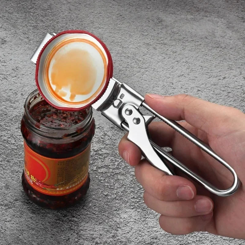 Adjustable Stainless Steel Jar & Bottle Opener – Multi-Function