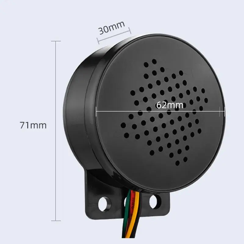 12-24V Voice Speaker Prompter Sound Alarm Horns 4-channel Car Start