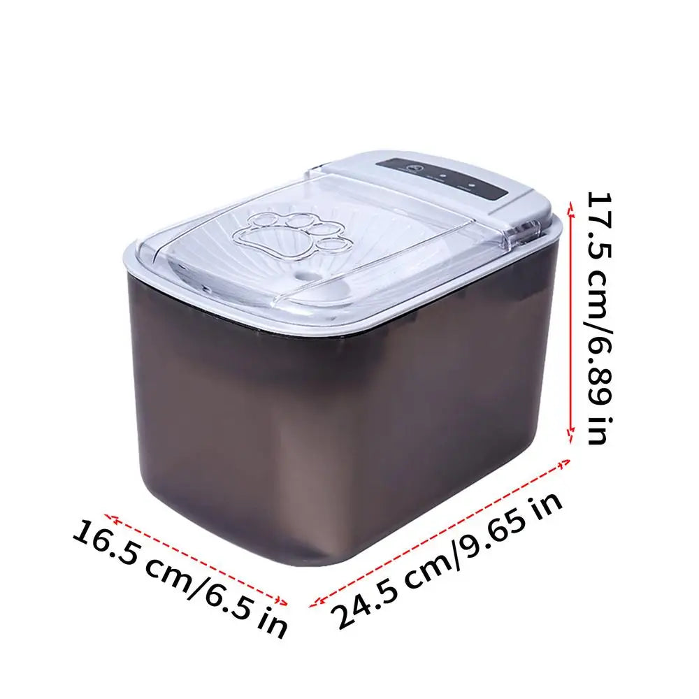 Cat Fountain Automatic Drinking Bowl Pet Sensor Opening Cover Home