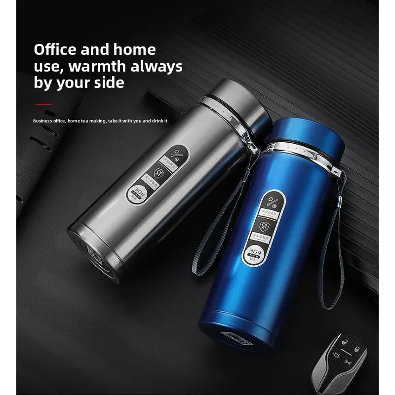 Large-capacity Stainless Steel Outdoor Sports Bottle Portable Car