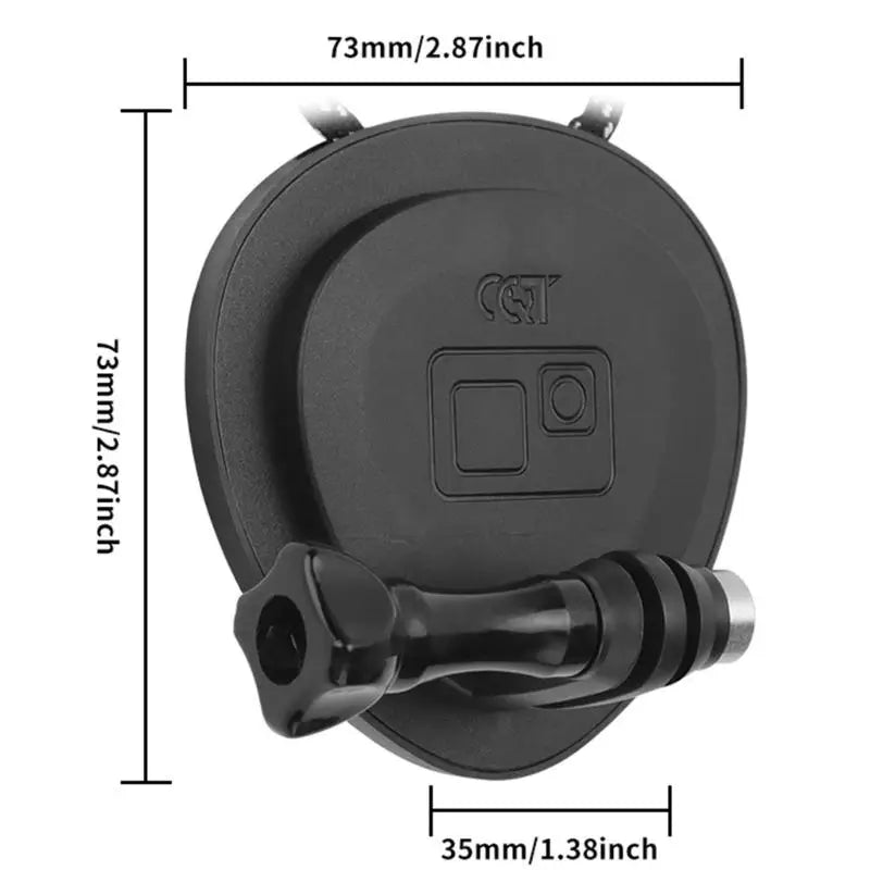 652F Adjustable Action Camera Neck Straps Safety Lanyard Included Zpaxo