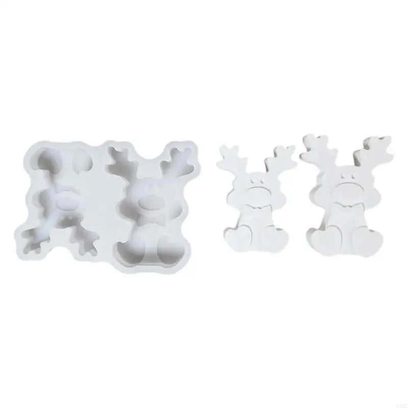 Holiday Decoration Elks Silicone Mold Easy Demolding DIY Craft Projects Zpaxo China Mainland