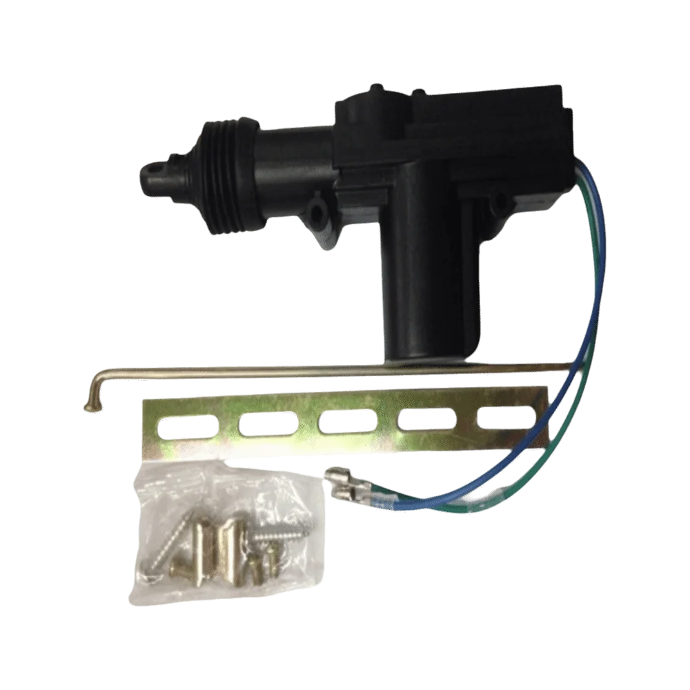 12V Heavy Duty Car Locking System Actuator 2 Wire Copper Central Door Lock Motor Black Durable Auto Lock Actuator Zpaxo Black