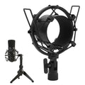65mm Microphone Shock Mount Mic Clip Holder Anti Vibration Anti Vibration Mic Holder for 55‑65mm Diameter Studio Mic Zpaxo Default Title