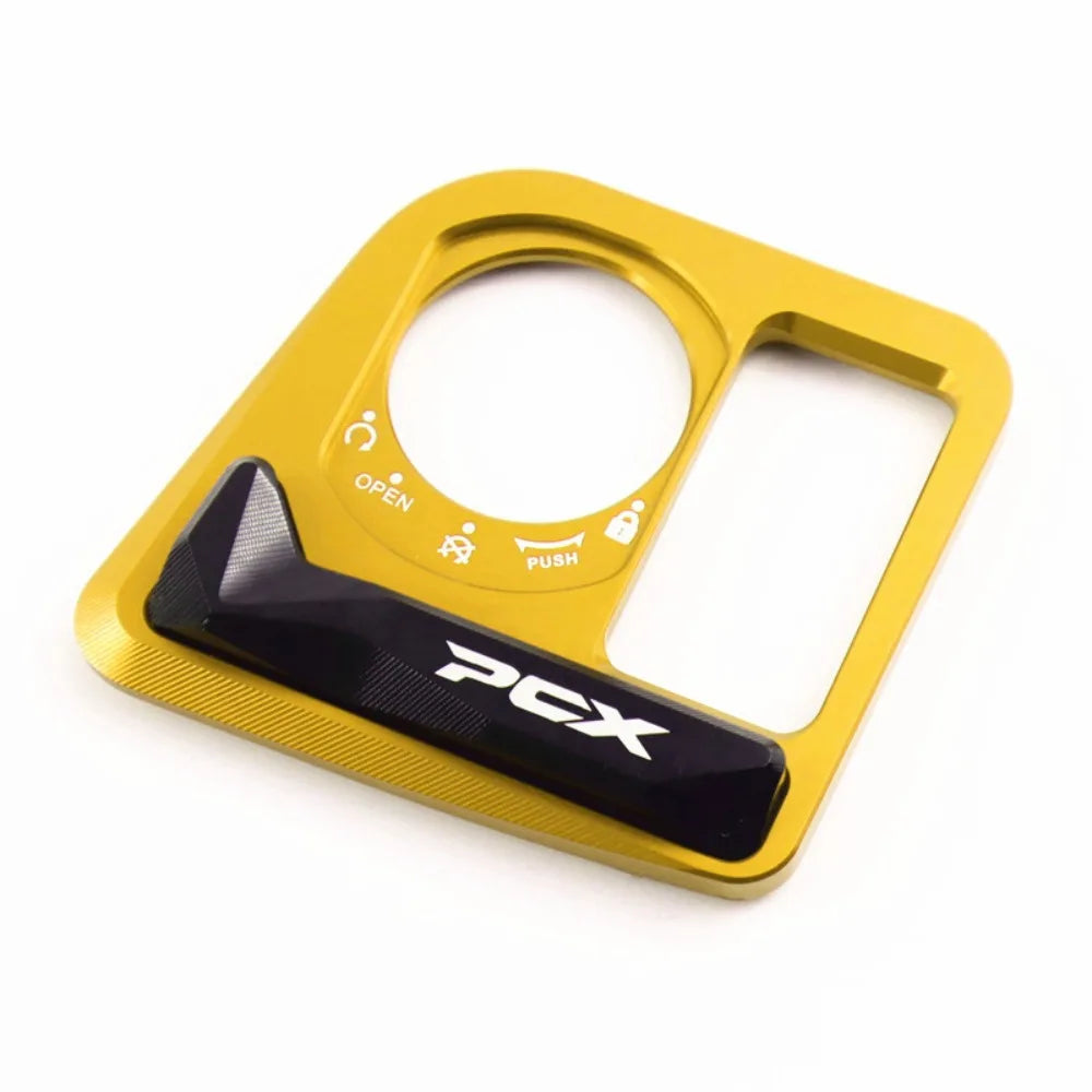 Motorcycle Parts Ignition Key Lock Cap Cover Colorful Aluminum Alloy Zpaxo Gold