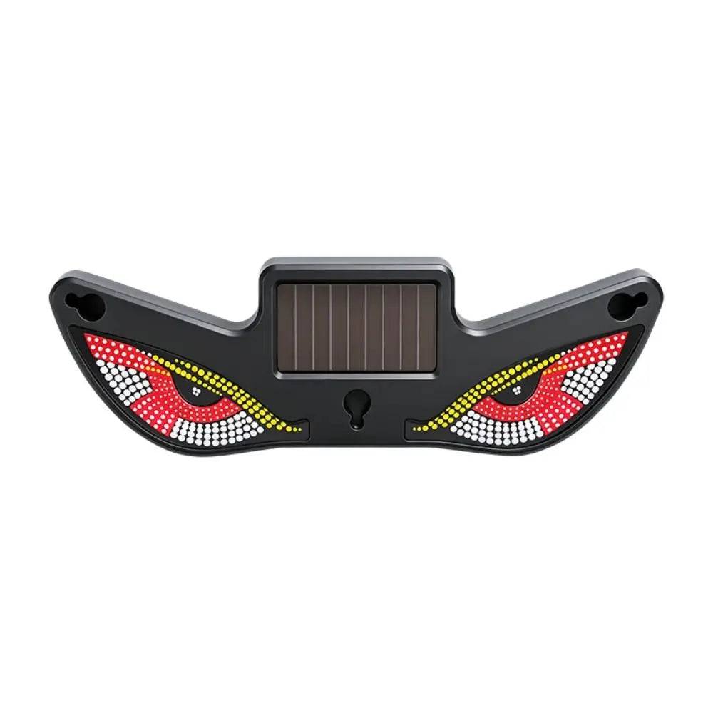 5 Modes Car Demon Eye Light Creative Suction Cup Installation Solar Zpaxo