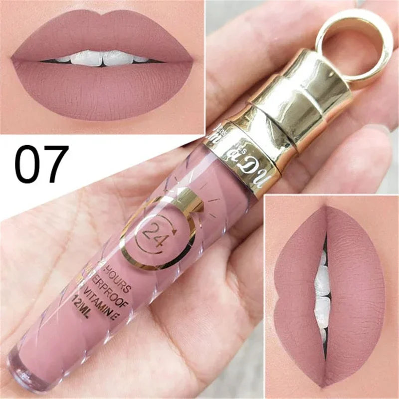 Make Up Lips Matte Liquid Lipstick Waterproof Long Lasting Sexy Zpaxo 07