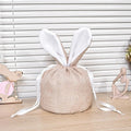 Personalized Easter Drawstring Bag Custom Name Bunny Basket Egg Hunt