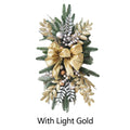 Christmas Wreath Pendants Light Atmosphere Decorative Stair Garland