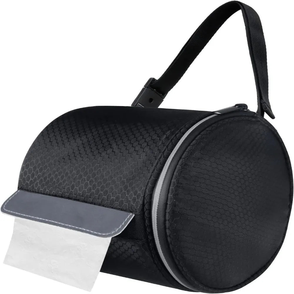 Waterproof Toilet Paper Cover Smooth Zipper Portable Bag Foldable Zpaxo Style D