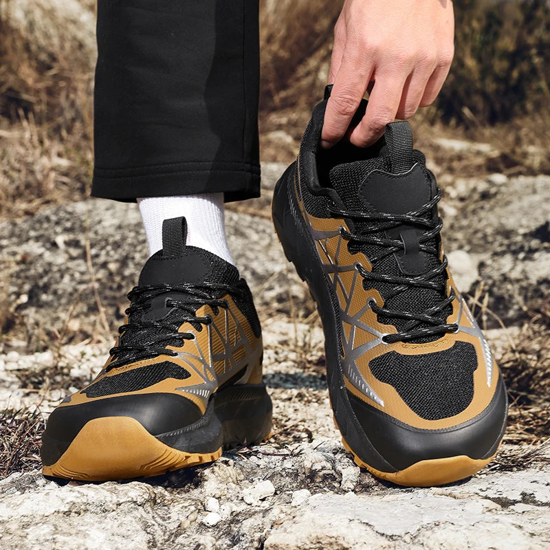 Men's Casual Sneakers Luxury Trainer Shoes Breathable Race Running