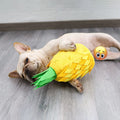 Pineapple Dog Interactive Slow Feeder Puzzle Training Chew Sniffing