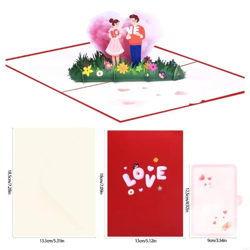 Birthday Celebration Card Surprise Party Invitation Paper Envelope