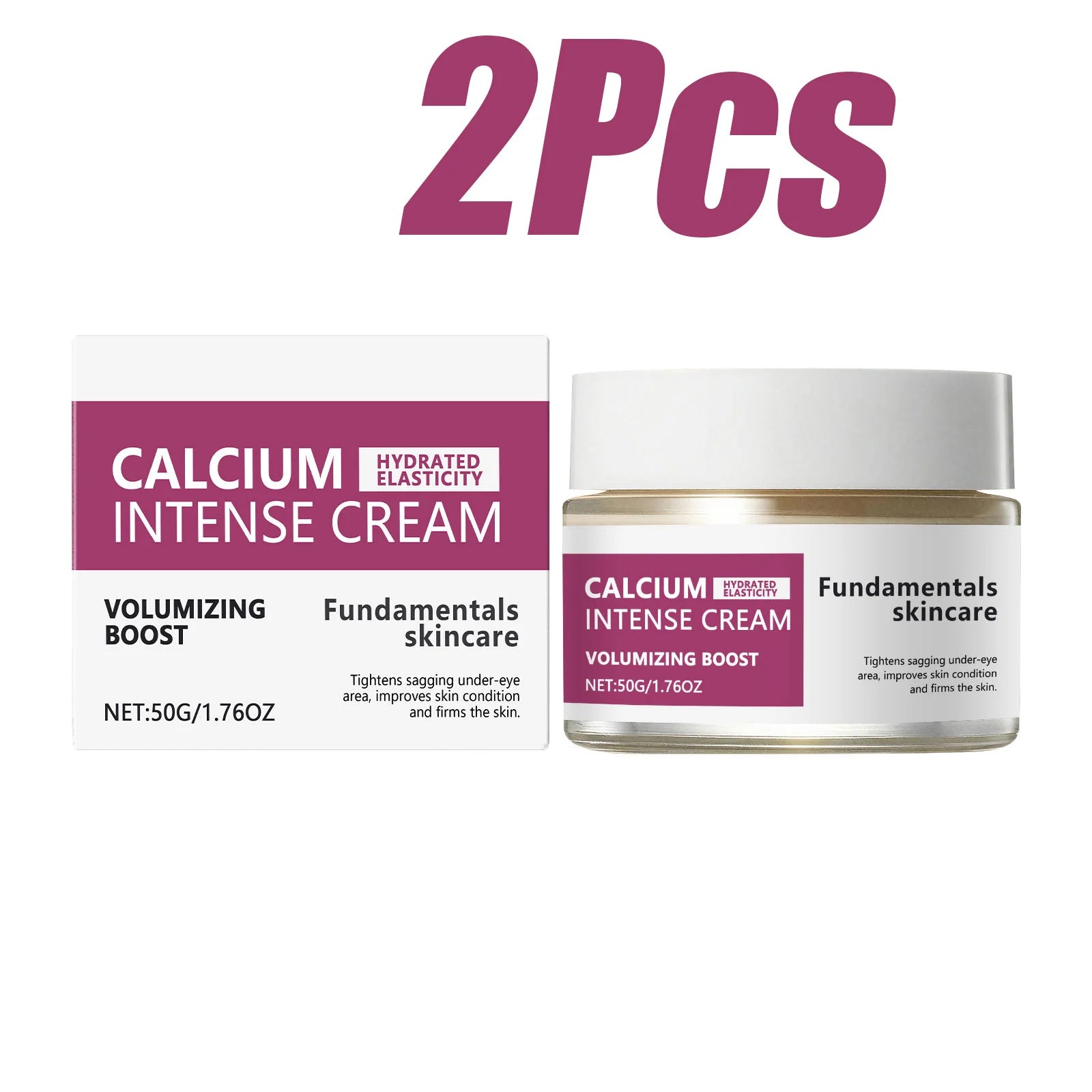 Hoygi Calcium Intense Cream – Firming, Lifting & Hydrating Facial Firming Cream Zpaxo 2 x 50g Boxed