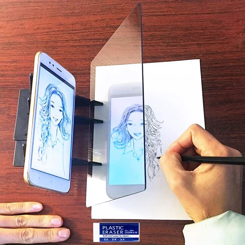 Optical Clear Drawing Board Portable Tracing Image Draw Projector Zpaxo