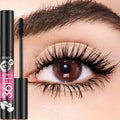 Prolonged 36H Curling Mascara Waterproof Silk Thin Brush Head Smudge Proof Volumizing Non-caking Mascara Makeup Lash Extension Zpaxo Black
