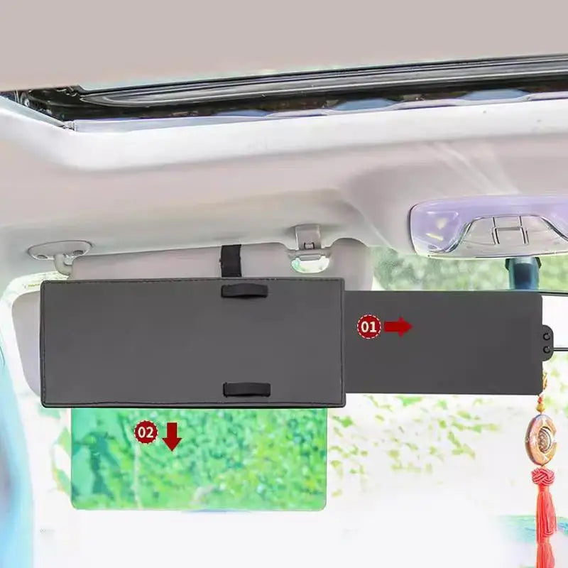 Car Sun Visor Extender – Anti-Glare Windshield Sunshade