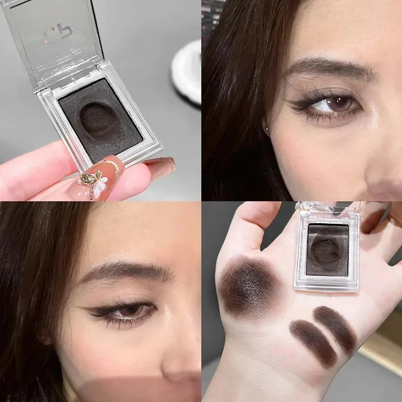 Dark Red Brown Eyeshadow Multifunctional Makeup Palette Silky Matte