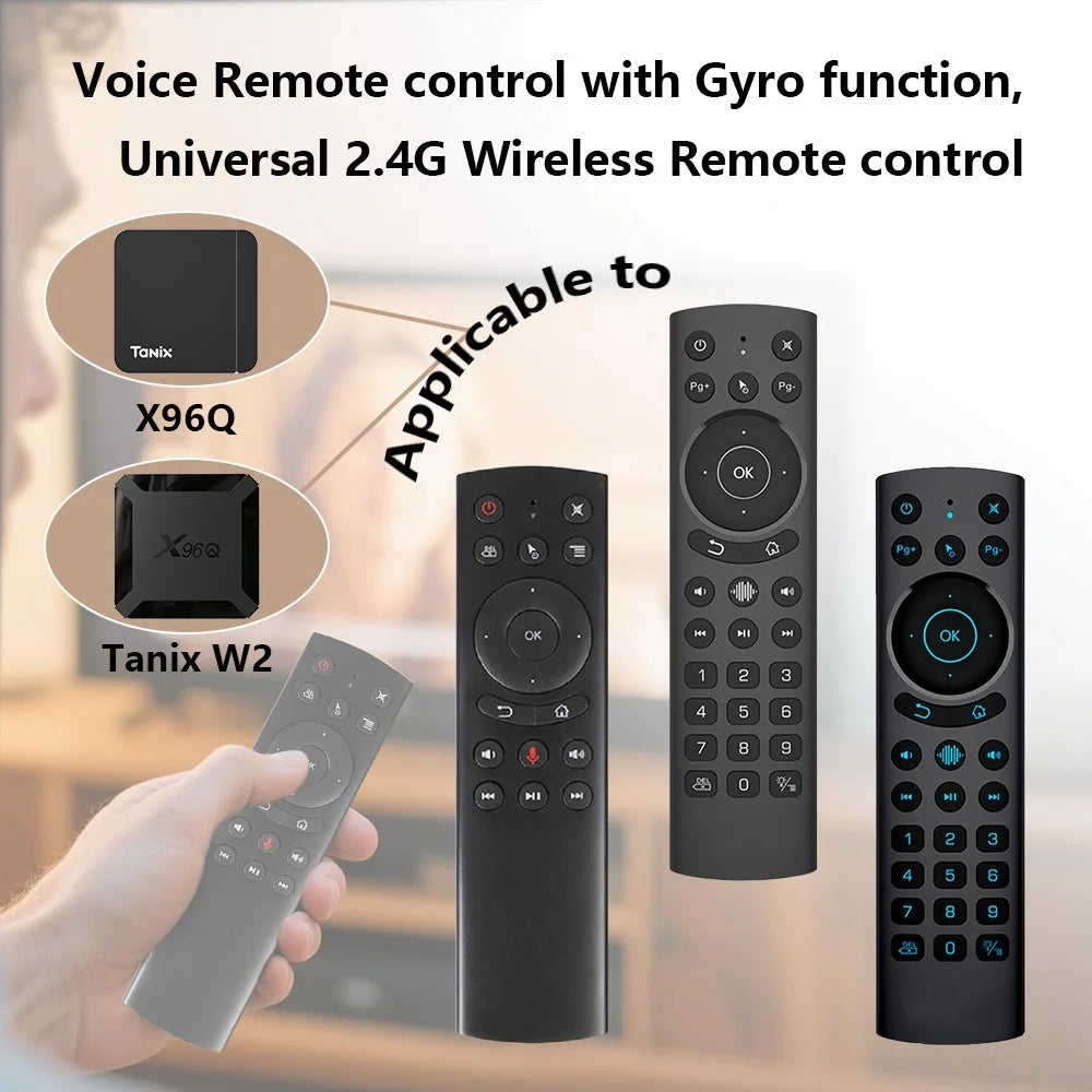 G20S Voice Remote Control G20SPro BT Wireless Air Mouse Gyroscope Zpaxo
