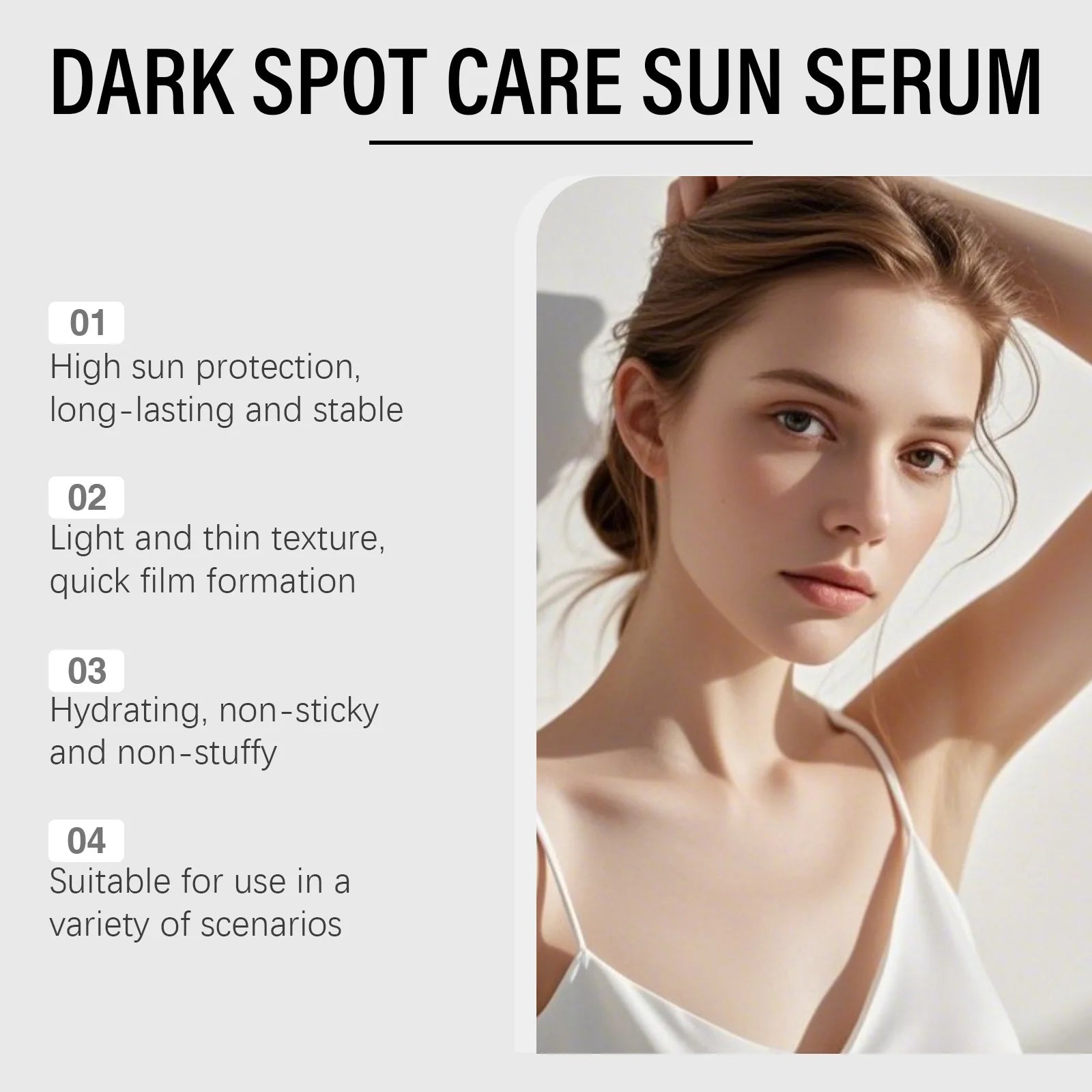 Vitamin C Sunscreen Essence – Brighten & Fade Spots | 30ml Brightening Sunscreen Serum Zpaxo
