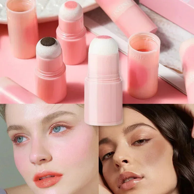 Vitality Silky Blush Stick Natural Saturation Girl Bang Bang Korean Expansion Color Student White Complexion Face Makeup Zpaxo