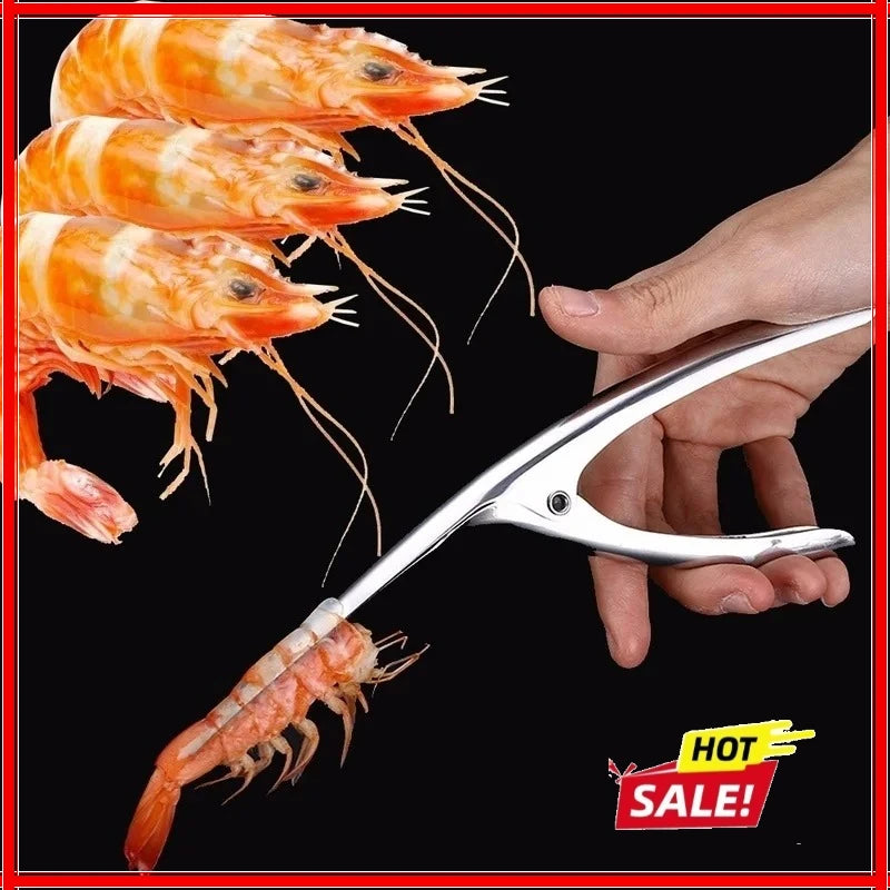 Stainless Steel Shrimp Peeler & Deveiner | Seafood Tool Shrimp Deveiner Tool Zpaxo