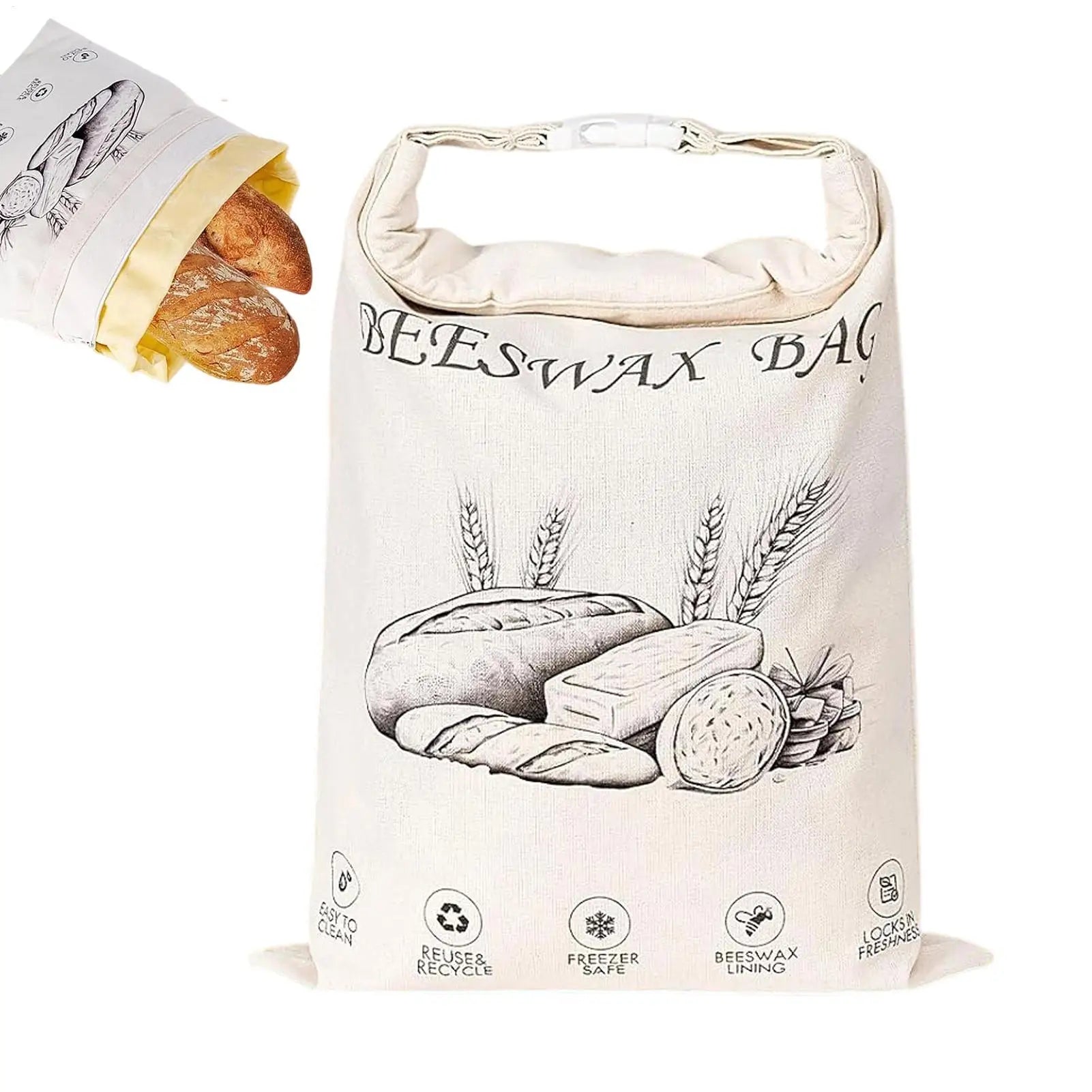 Reusable Bread Bag Freshness Preservation Food Keeper Storage Bags