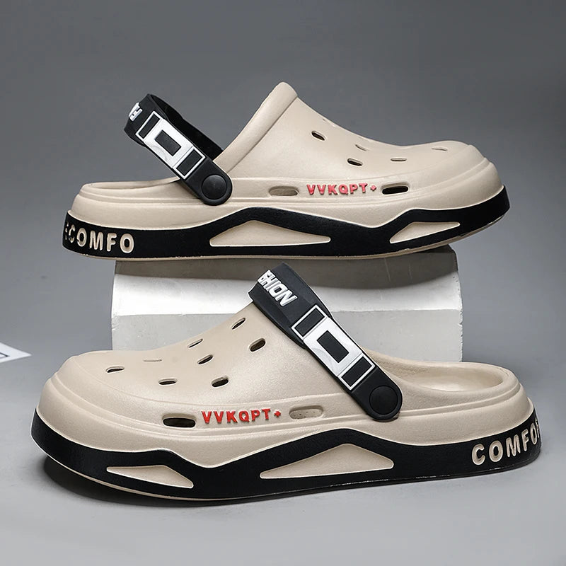 Fashion Men Summer Hole Garden Shoes Breathable Outdoor Sandals
