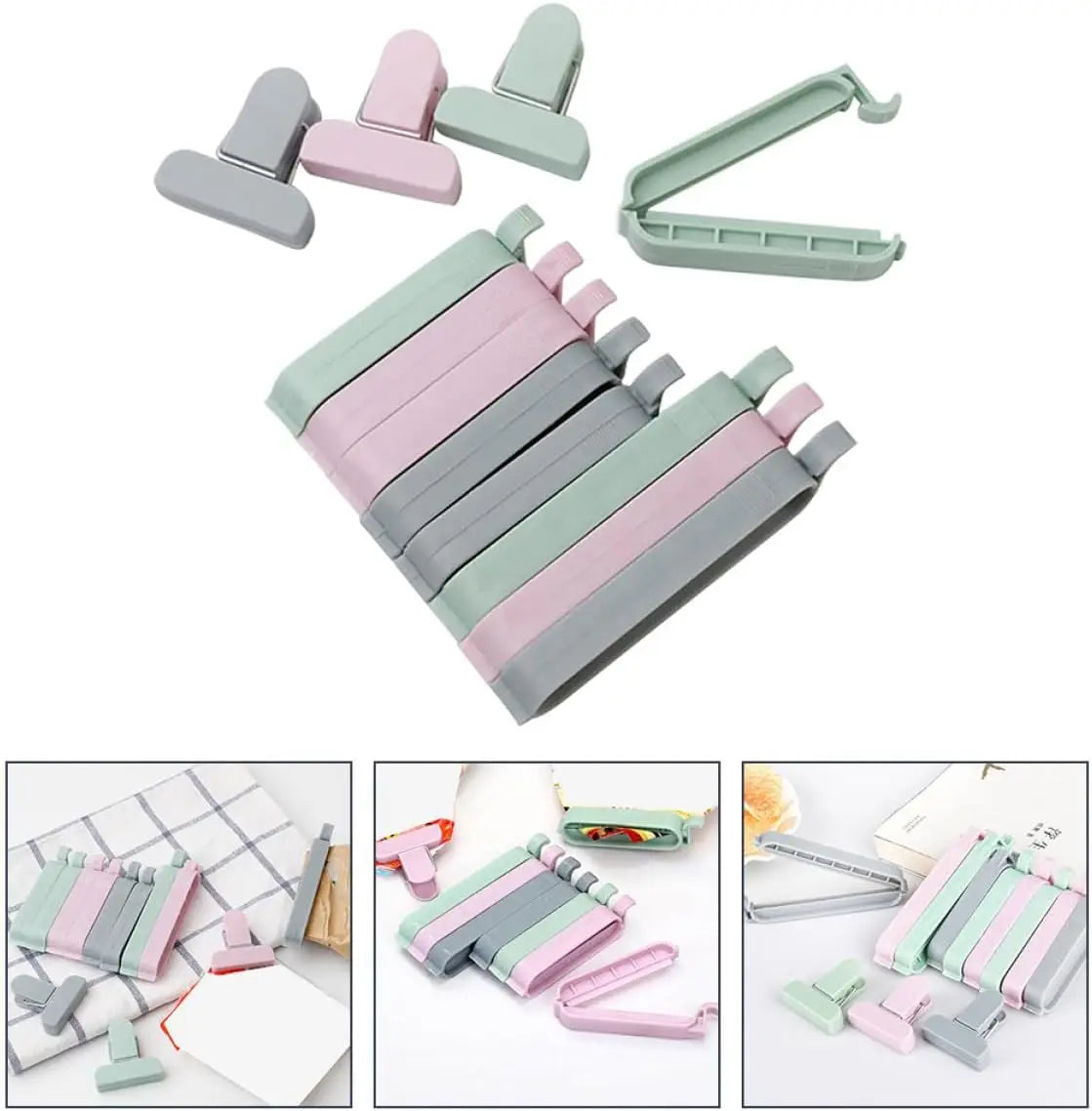 Mixed Plastic Sealing Clips Bag Food Storage Snack Chip Sealer