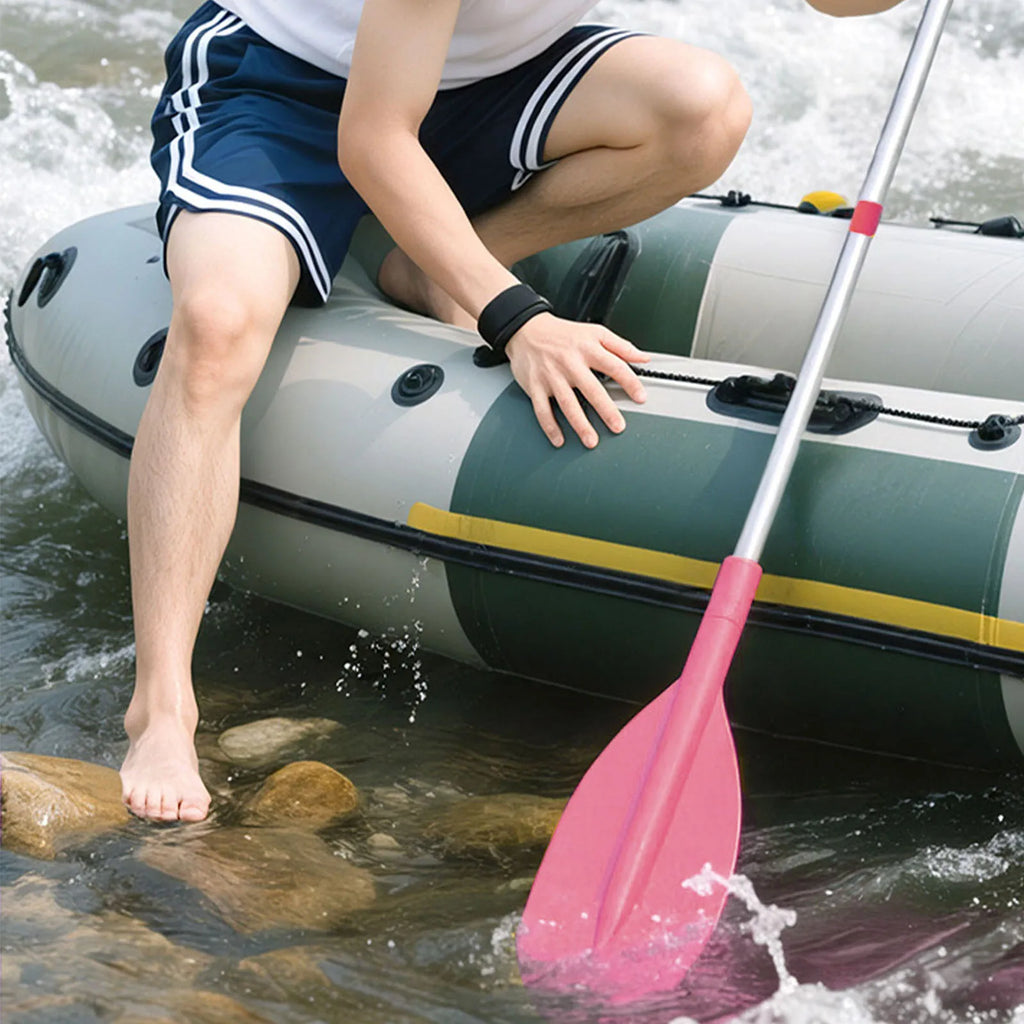 Telescoping Emergency Boat Paddle Aluminum Shaft Single-head Oars 53